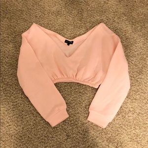 Pretty Little Thing Fleece Crop